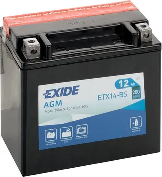 Motobaterie Exide ETX14-BS