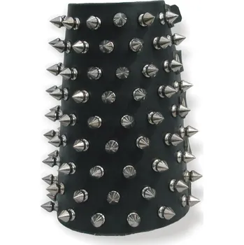 Náramek Náramek/nátepník kožený devítiřadý