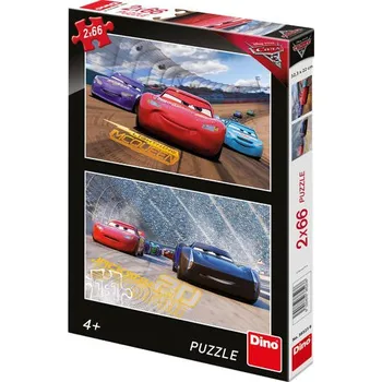 Puzzle DINO Cars 3 Závod 2x 66 dílků