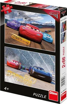 Puzzle DINO Cars 3 Závod 2x 66 dílků