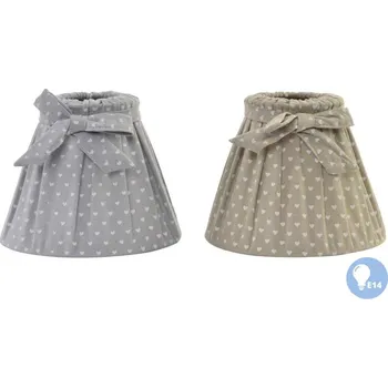 Stínidlo Látkové stínidlo "SRDÍČKA" 17x13/2dr