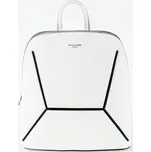 Městský malý bílý batoh David Jones 6261-2 s obsahem cca. 7l