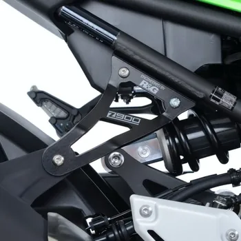 Výfuk pro motocykl R&G Racing Sada držáku výfuku Kawasaki Z900 '17- Černá
