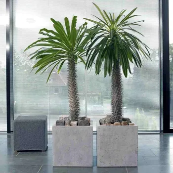 Květináč Square Grey 50x50x50cm + doprava zdarma