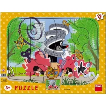 Puzzle DINO Krtek opravář 12 dílků