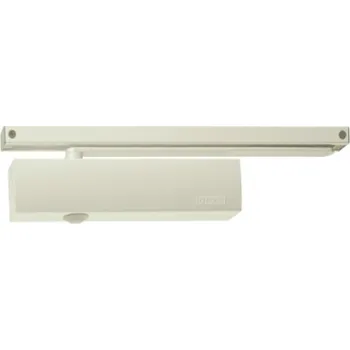 Zavírač dveří Geze Geze TS 5000 bílý - zavírač dveří s kluznou lištou Bílá SET A - kluzná lišta s aretací<br>- nastavitelná poloha trvalého otevření