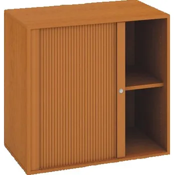 Hobis Skříň DZ 2 80 03 L Barva desky stolu: višeň, Barva korpusu stolu: šedá