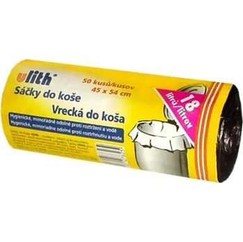 Pytle na odpadky Sáčky do koše 18 l, 50 ks, černé