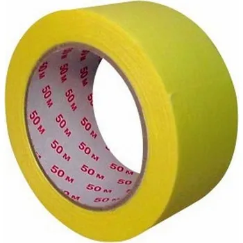 Lepící páska krepová, 50 mm x 50 m, do 60°C