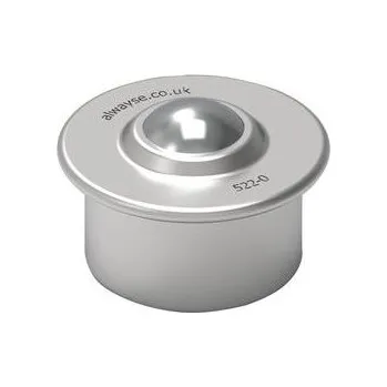 Dopravníkový pás Kuličková kladka s přírubou pro nasouvání, 22 mm