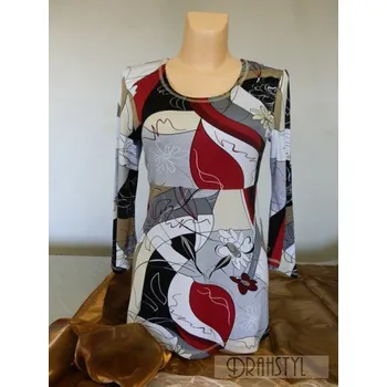 Dámská halenka Halenka CUPOKLA 38-42, Barva Pestrá, Velikost M40 , Materiál 96% Viskoza 4% Lycra