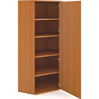 Policová skříň Hobis Skříň SRV 5 01 P Barva dveří: buk, Barva korpusu: bílá, Úchytky: USN