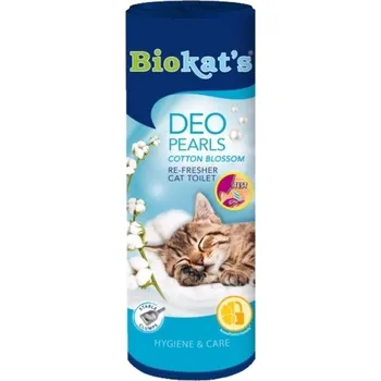 Osvěžovač vzduchu Biokat's Deo Pearls WC 700 g Cotton blossom