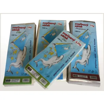 Sáček na potraviny Svačinové sáčky 0,5 kg, bělené, 100 ks