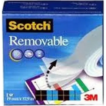 Lepicí páska Magic Scotch, 19 mm x 33 m, popisovatelná, snímatelná