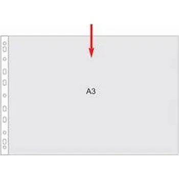 Obal euro A3 U, 120 micronů, na šířku