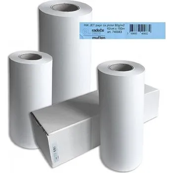 Plotrový papír Kopírovací role 620-150-76, 80g, Muflon