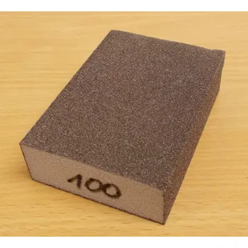 Brusný papír Brusná houba čtyřstranná, molitan, zrnitost 120