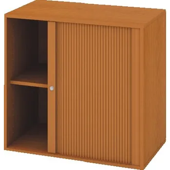 Policová skříň Hobis Skříň DZ 2 80 03 P Barva desky stolu: višeň, Barva korpusu stolu: bílá