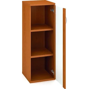 Hobis Skříň S 3 40 02 P Barva dveří: akát, Barva korpusu: šedá, Úchytky: USN