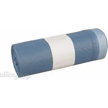 Pytle na odpadky Pytle odpadové PE zatahovací, 70 x 110 cm, 45 mikronů, 25 ks, modrý