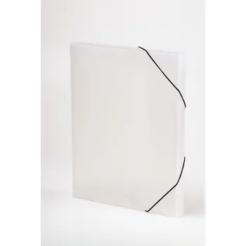 Archivační box Box na spisy A4 s gum.OPALINE bílý průhl.