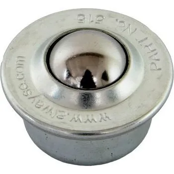 Dopravníkový pás Kuličková kladka EURO-0 s přírubou pro nasouvání, 15 mm