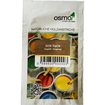 barva a nátěr na dřevo Top olej 0,005 l 3037 bílá