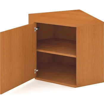 Policová skříň Hobis Skříň SRV 2 01 L Barva dveří: olše, Barva korpusu: bílá, Úchytky: UCO