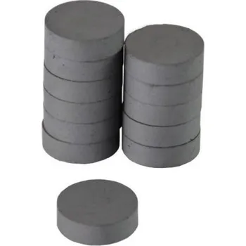 Dekorativní magnet Magnet kulatý, 15 mm, černé