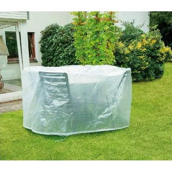 Krycí plachta HappyPeople 79263 Ochranný obal na zahradní stůl 200x95cm, PE, 75g/m2