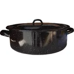 Smaltovaný kastrol s poklicí 30 L (Smaltovaný kastrol s poklicí, objem 30 L)