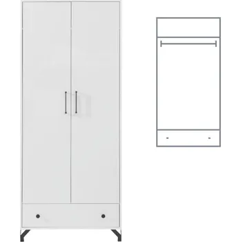 Šatní skříň Bergen - šatní skříň BE1