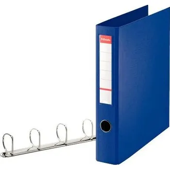 Pořadač A4, hřbet 58 mm, 4 kroužky, modrá