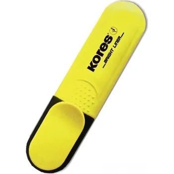 Zvýrazňovač Zvýrazňovač, Kores, 361, seříznutý, žlutý, plochý