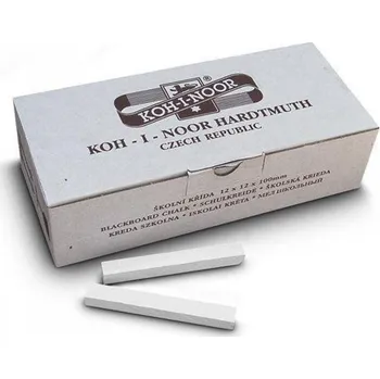 Křída školní, bílá, 100 kusů