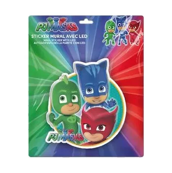 PJ Masks barevná nástěnná LED lampa Velikost: ONE SIZE