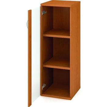 Policová skříň Hobis Skříň S 3 40 02 L Barva dveří: ořech, Barva korpusu: šedá, Úchytky: UCO