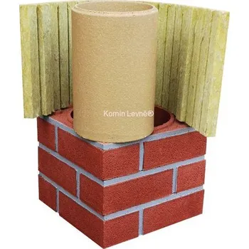 Komín Sada navýšení prstenců o 0,3 m červená pro komín 180 mm