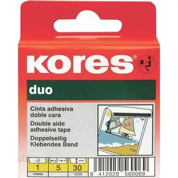 Lepicí páska Lepicí páska Kores, 30 mm x 5 m, oboustranná