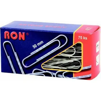 Kancelářská sponka Aktové spony 472, 472, 50 mm, 75 kusů