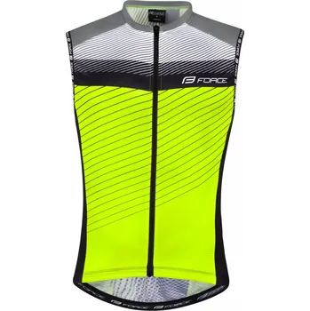cyklistický dres Force Acceler 900081 fluo/černý