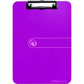 Psací podložka Deska s klipem A4, Easy Orga, tmavě růžová