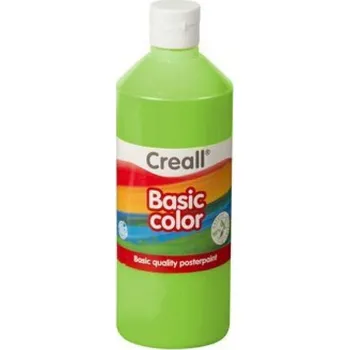 Speciální výtvarná barva Temperová barva, 500 ml, Creall, zelená a zelená světlá