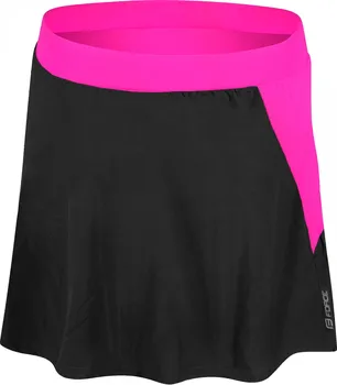 cyklistická sukně Force Daisy černá/rúžová M