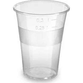Jednorázové nádobí Kelímek 0,3l průhledný 100ks