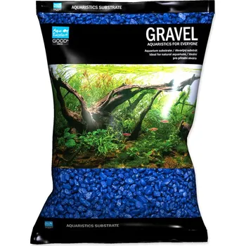 Dekorace do akvária Písek AQUA EXCELLENT 3-6 mm modrý (3kg)