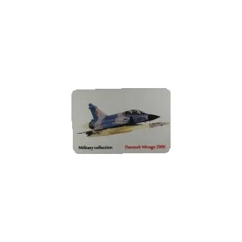 Dekorativní magnet magnetka hliníková s motivem Mirage 2000 75 x 50 mm