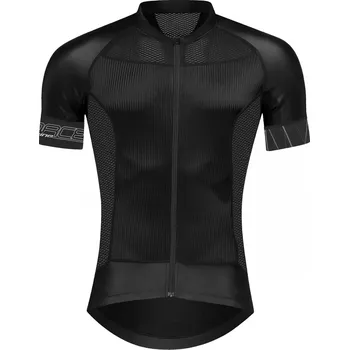 cyklistický dres Force Shine s krátkým rukávem Uni černý, M