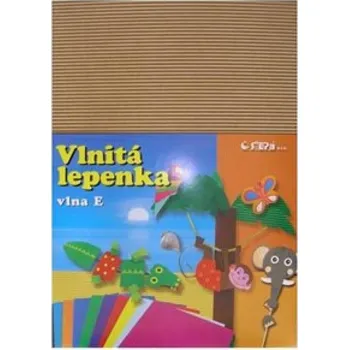 Karton Lepenka vlnitá, rovná, A4, natur